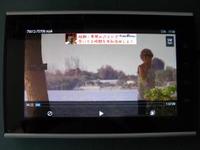 MX動画プレーヤーの一時停止画面の広告表示